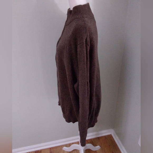 Dockers Cotton Knit Zip Up Sweater - Picture 3 of 5